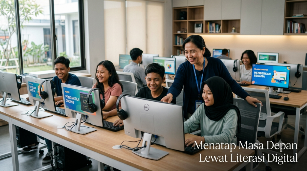 literasi digital anak asuh